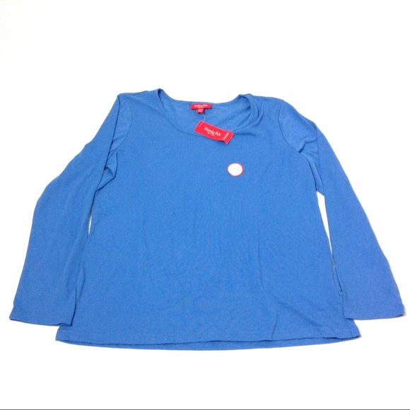 Family PJs Macys Women's Pajama Top L - Picture 1 of 6
